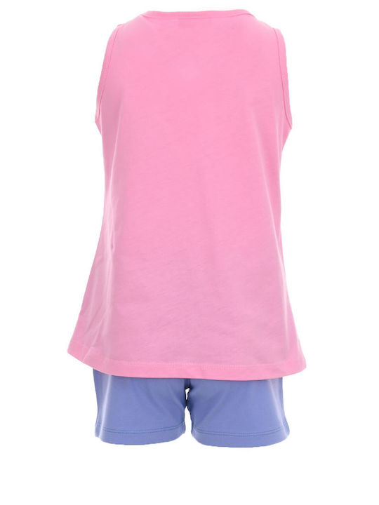 Trax Kinder Set mit Shorts Sommer 2Stück Pink-lilac