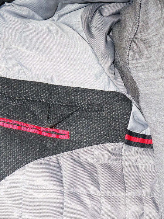 Men's Half Coat Ανθρακί 401sc05