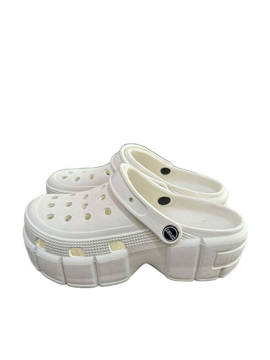 Comfy Anatomic Γυναικεία Ανατομικά Σαμπό Λευκά