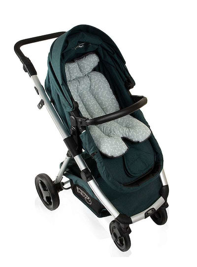 Baby Jem Stroller Mattress Double Sided 30x65cm Green