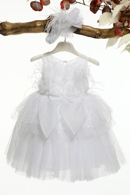 Mi Chiamo White Baptism Dress