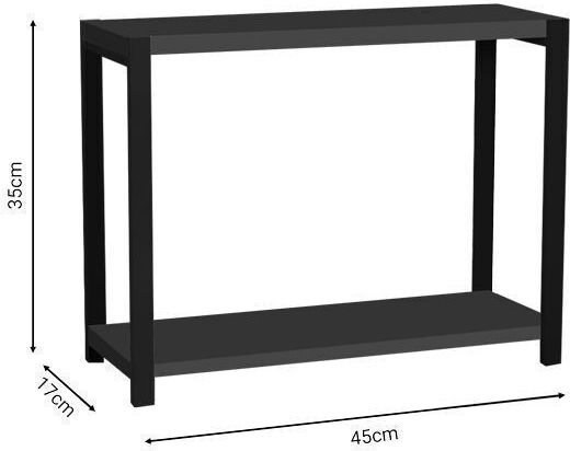 Pakketo Lerf Plastic Tabletop Base 45x17x35cm Grey