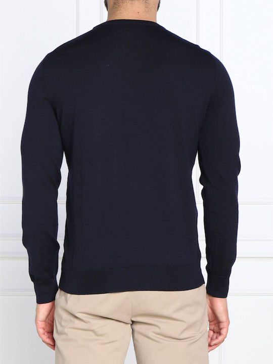 Hugo Boss Men's Short Sleeve Sweater Navy Blue