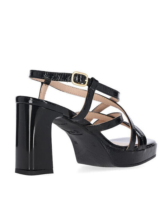Leder Sandalen Schwarz