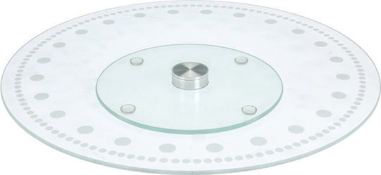 Excellent Houseware Servierplatte Oval Glas Transparent 30cm 1Stück