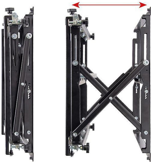 B-Tech BT8310XL/B Suport TV de perete cu braț până la 120" și 125kg