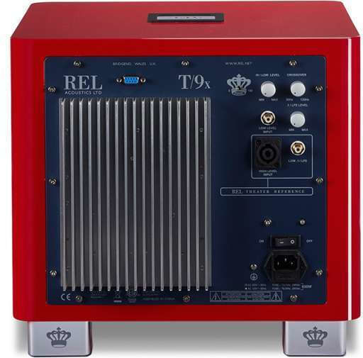 Rel Acoustics T/9x Kabellos Aktiv Subwoofer mit Lautsprecher 10" 300W Rot