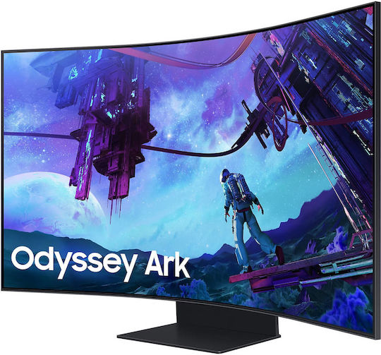 Samsung Odyssey Ark G97NC VA HDR Curbat Gaming Monitor 55" 4K 3840x2160 165Hz cu Timp de Răspuns 1ms GTG