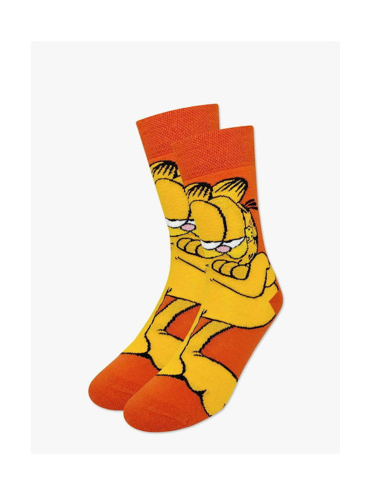 NODO Garfield Socks Orange