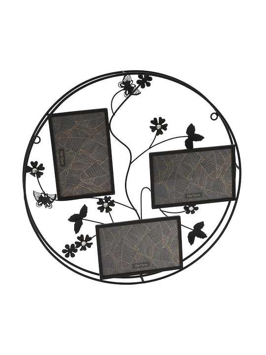 Home&Styling Collection Metallischer Fotorahmen mit Schwarzem Rahmen