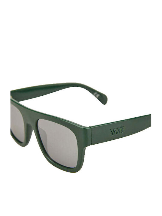 Vans Squared Off Unisex Sunglasses with Green Plastic Frame and Green Lens VN0A7PR1BDX