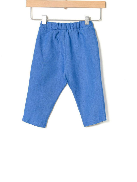 Yell Oh! Kids Linen Trousers Blue