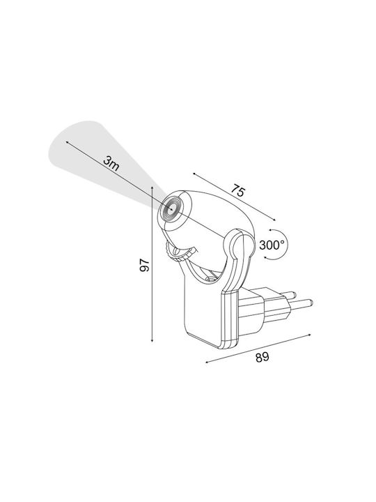 Led Παιδικό Φωτιστικό Projector Φωτάκι Νυκτός με Προβολή Σχεδίων Ροζ