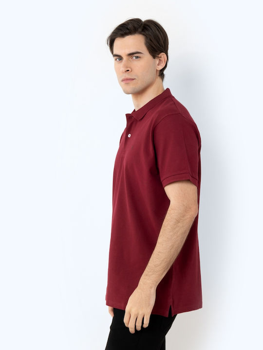 Polo Tricou Sport Burgundy