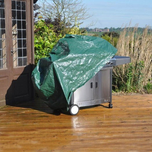 Kingfisher Κάλυμμα Ψησταριάς Μαύρο με Προστασία UV 170x70x115εκ.