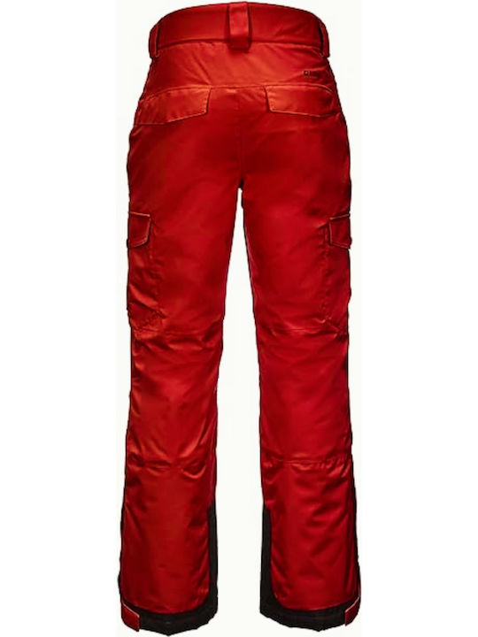 Killtec Men's Trousers for Ski & Snowboard Red