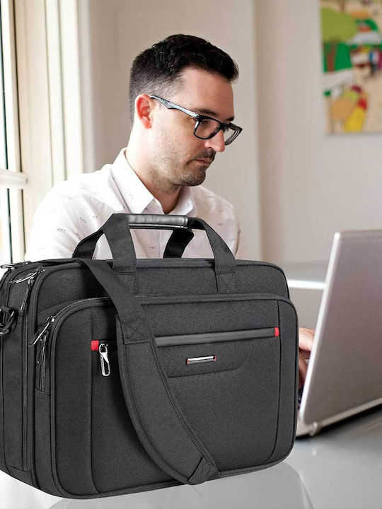 Premium Waterproof Shoulder / Handheld Bag for 17.3" Laptop Black 1000-42380142