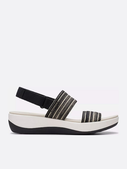 Arla Women's Flat Sandals Sporty in Black Color