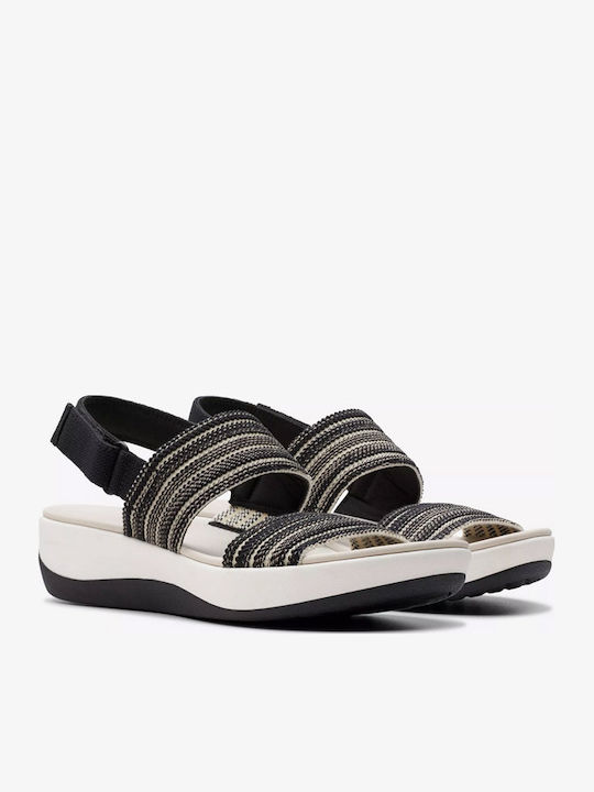 Arla Women's Flat Sandals Sporty in Black Color