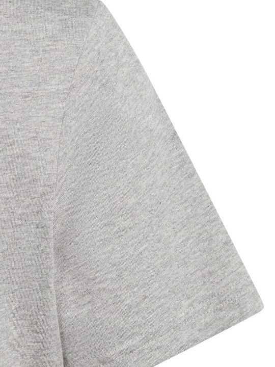 Kinderoberteile T-Shirt Grau Essentials Zwei-Farben Großes Logo