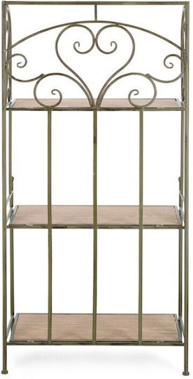 Guenda Bookcase Light Brown 60x28x127cm