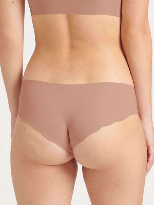 Sloggi Hipster Damen Slip 2Pack Nahtlos Chocolate