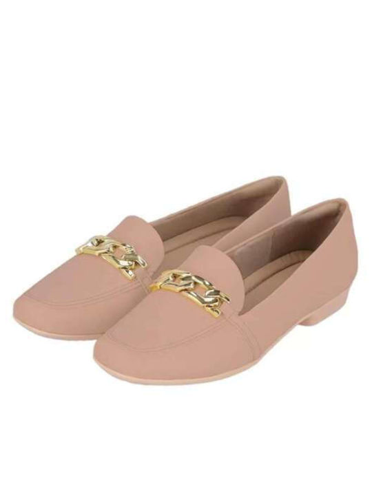 Damen Mokassins in Beige Farbe
