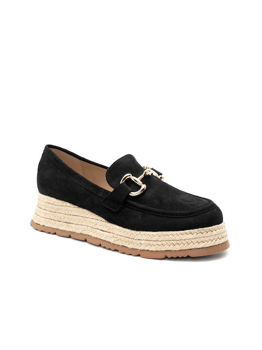 Alta Moda Women's Moccasins in Black Color