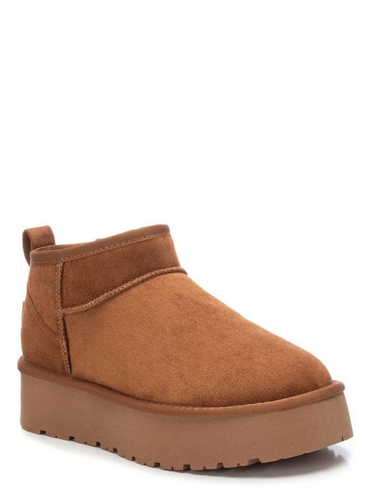 Xti Suede Women's Ankle Boots Brown