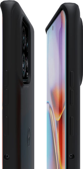 Motorola Umschlag Rückseite Schwarz (Motorola Edge 40 Pro)