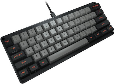 Cougar Puri Mini Gaming Μηχανικό Πληκτρολόγιο 60% με Cherry MX Red διακόπτες (Αγγλικό US) Κόκκινο