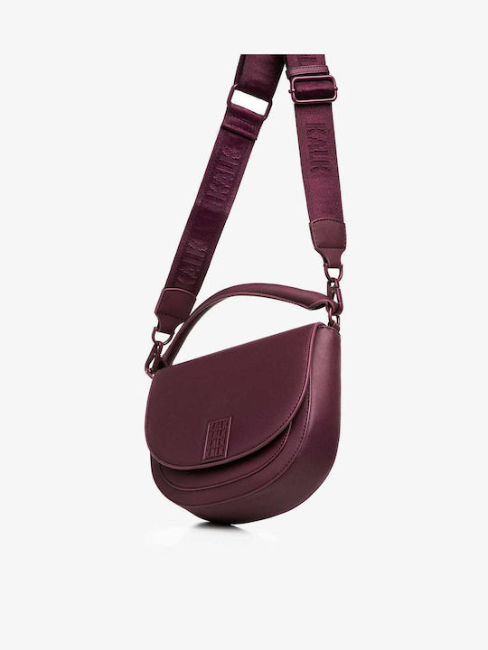 KALK Din piele Geantă de damă Crossbody Burgundy