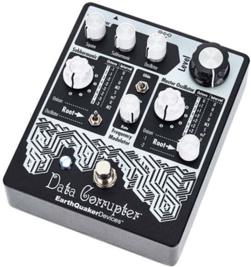 EarthQuaker Devices Data Corrupter Modulated Monophonic PLL Harmonizer EQDDCOR Pedale Synthesizer / Harmonizer E-Gitarre