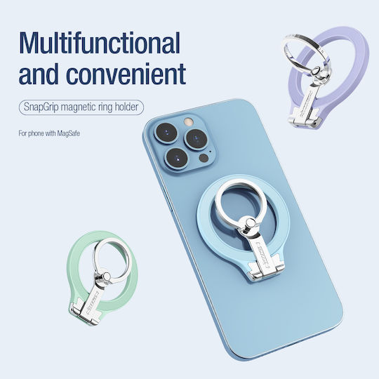 Nillkin Snapgrip Ring Holder Κινητού σε Μαύρο χρώμα
