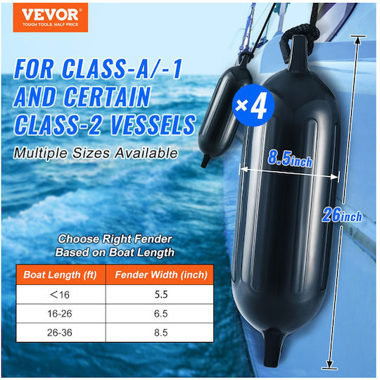 Vevor Black Boat Balloon