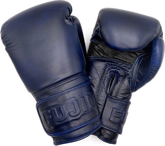 Fujimae Leather Boxing Competition Gloves Blue