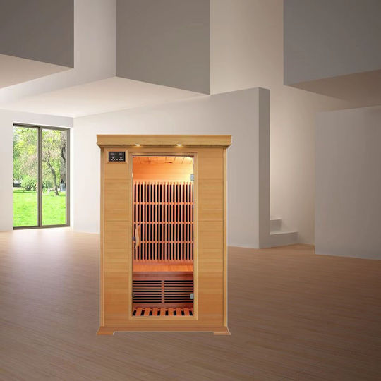 Fujia Saună Cuptor / Încălzitor exterior pentru 2 Persoane Interior L120xW100xH190cm