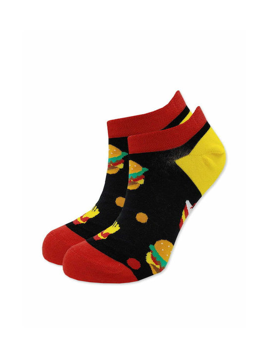 NODO Men's Patterned Socks Black