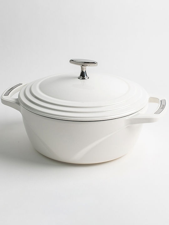 Lodge Oală Rotundă de Fontă 34.13x26.19cm 1buc