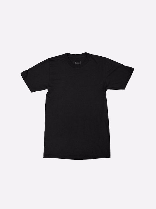 Giorgio Men's Undershirt Short-sleeved in Black Color