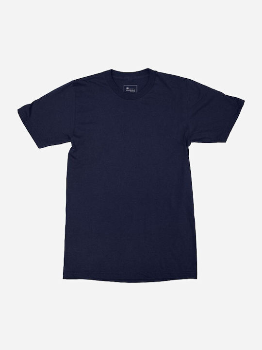 Men's Undershirt Short-sleeved in Black Color
