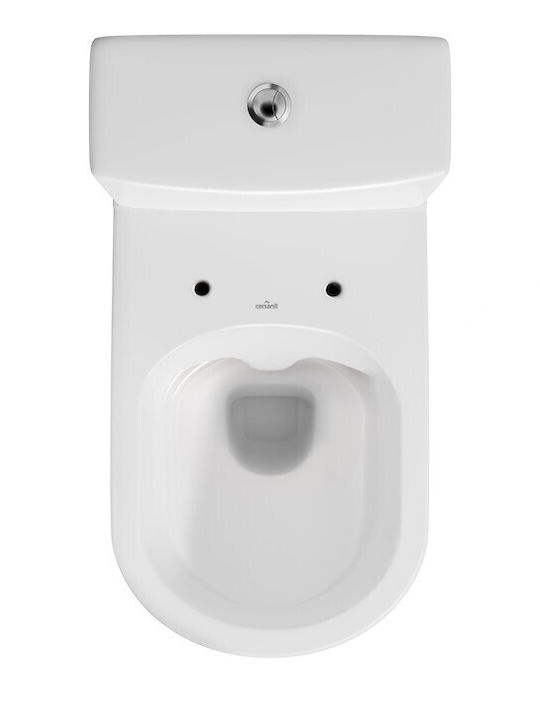 Cersanit City Clean On Stehende Toilette mit Spülung Weiße
