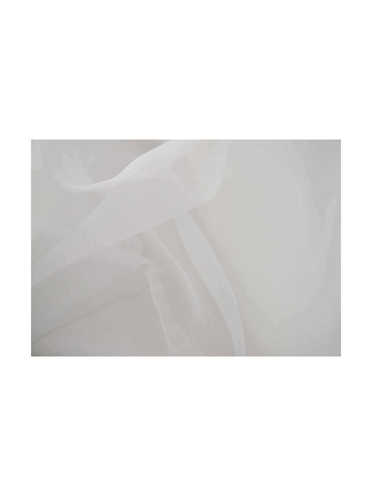 Saray Home Κουρτίνα με Τρουκς Λευκή 300x280εκ.