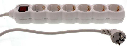 Well Power Strip 3 Positions with Switch and Cable 1.5m