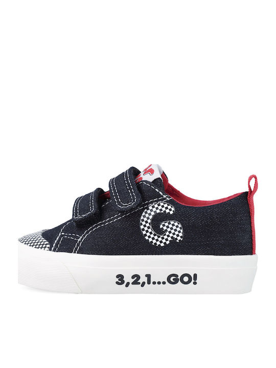 Παιδικά Sneakers με Σκρατς Μαύρα