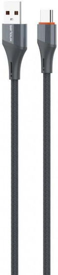Serioux USB 2.0 Cable USB-C male - USB-A 30W Γκρι 2m