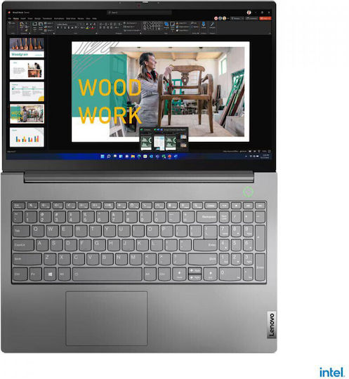 Lenovo ThinkBook 15 G4 IAP 15.6" IPS FHD (Kern i3-1215U/8GB/256GB SSD/W11 Pro) Mineral Grey (US Tastatur)
