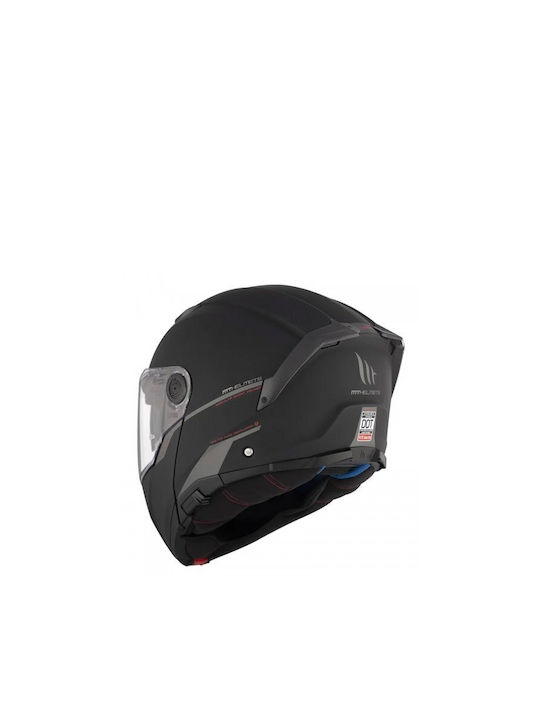 MT Atom 2 SV Matt Black Motorcycle Helmet Full Face ECE 22.06 1650gr with Sunvisor