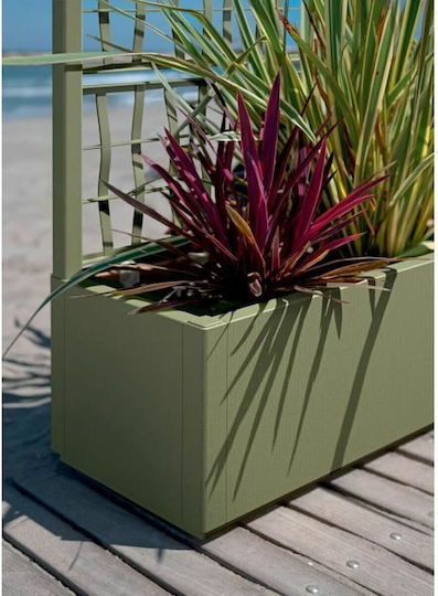 Starwax Blumenkasten Kunststoff Braun 80cm.