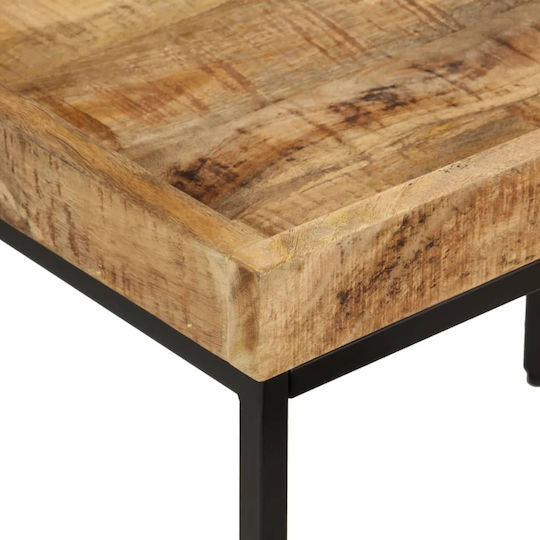 Set Zigon Rectangular Din Lemn Masiv De Mango 3 Buc M50xL35xÎ40cm